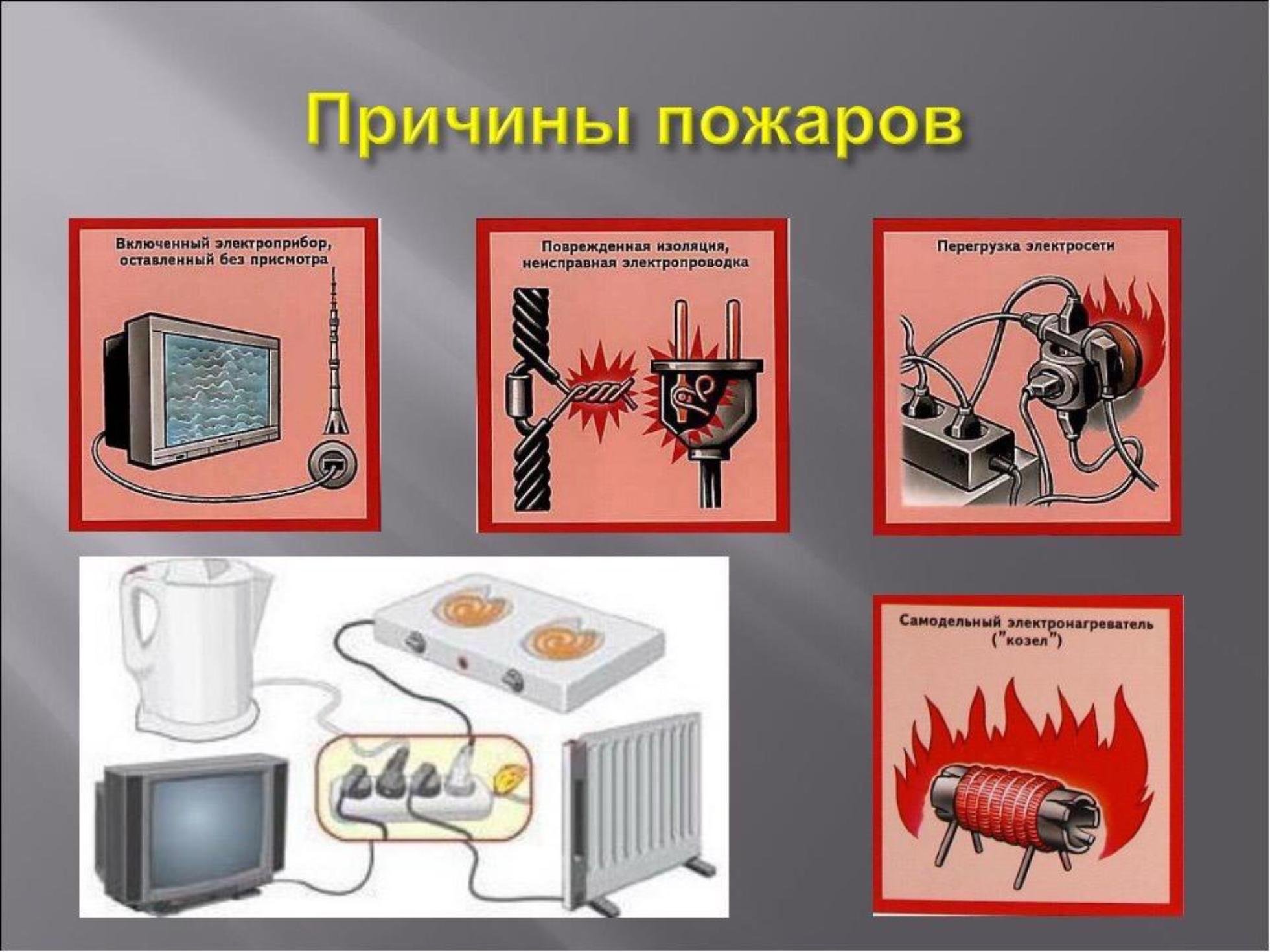 Наблюдается тенденция увеличения количества техногенных пожаров.